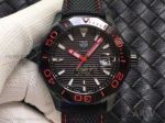 Swiss Copy Tag Heuer Aquaracer 300M Calibre 5 Black And Red Ceramic Bezel 43 MM Automatic Watch